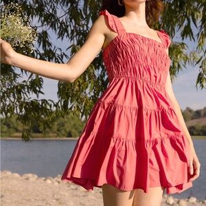 Women Coral Dress